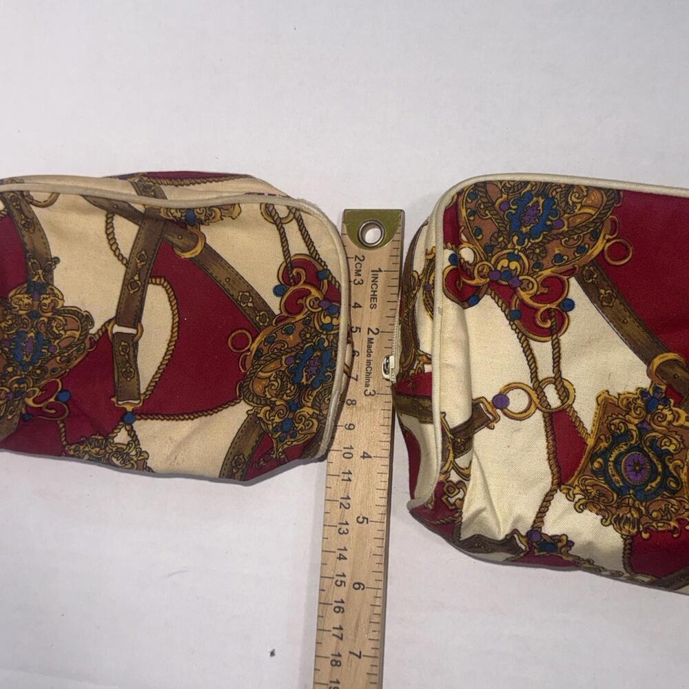 Vintage‎ 1993 Revlon Equestrian Designer Travel Makeup Cosmetics Regal Bag Set - Picture 12 of 14